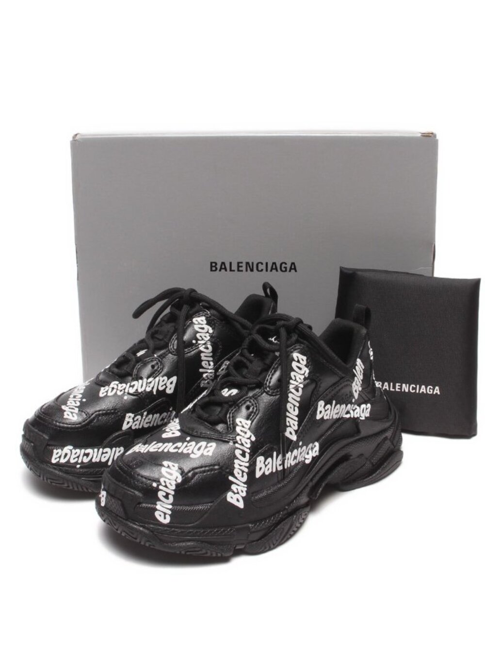 Balenciaga Low-Top Sneakers Platform Triple S Logo
